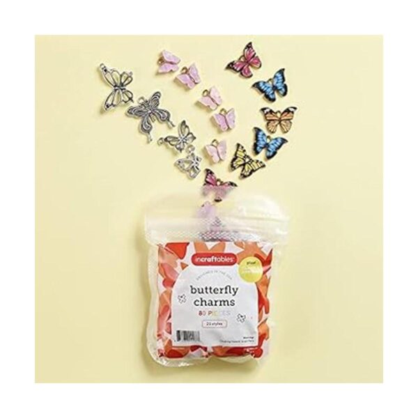 Incraftables Colgantes de mariposa para hacer joyas