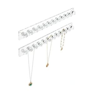 Heesch Soporte para collares ganchos de acrílico para_1