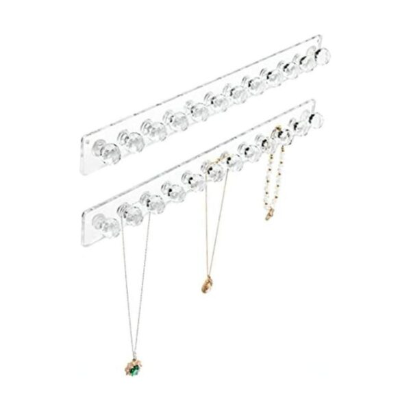 Heesch Soporte para collares ganchos de acrílico para_1