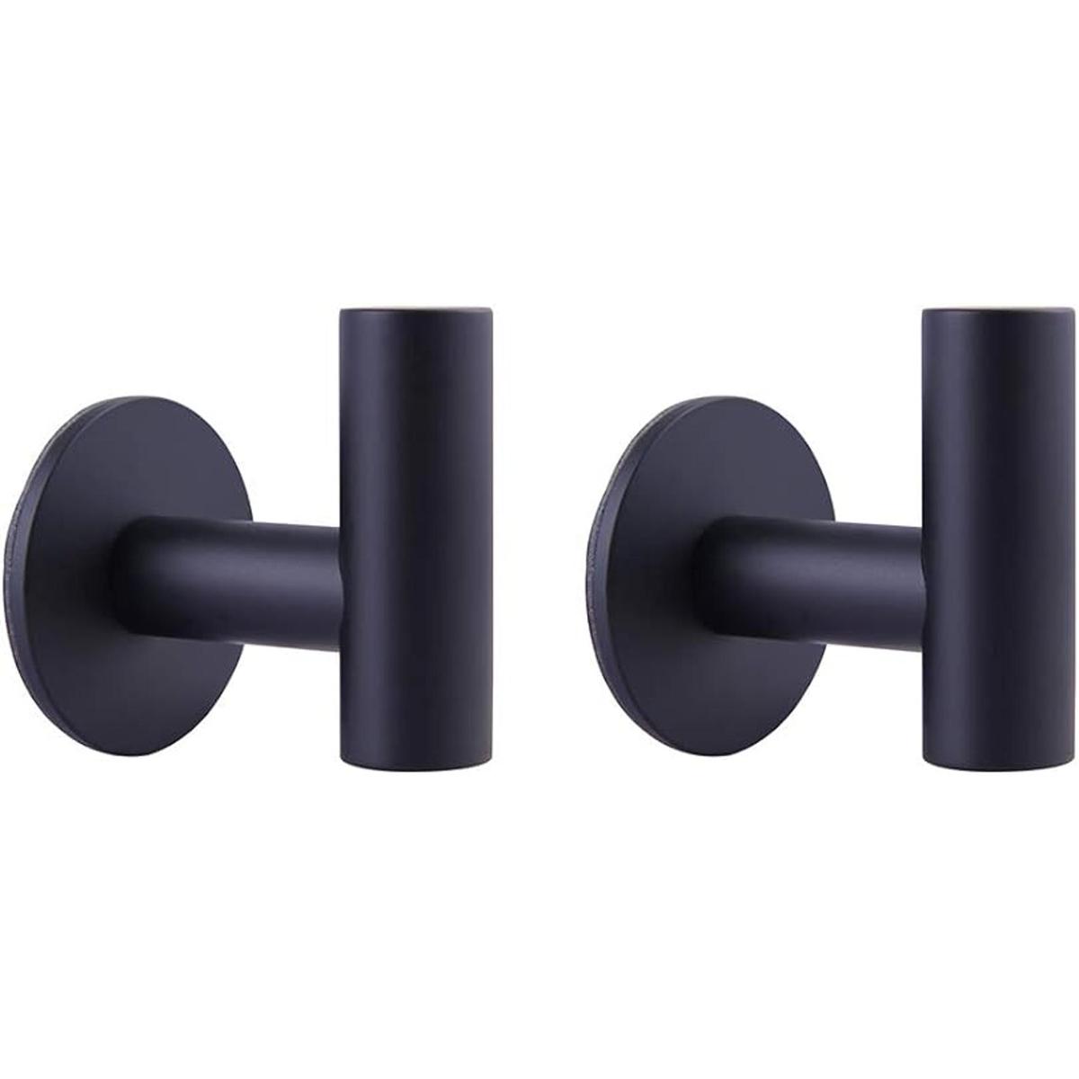 GERZWY Ganchos de pared adhesivos para colgar toallas de