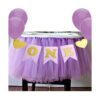 Tutú para bebé de 1er cumpleaños para decoración de silla_1