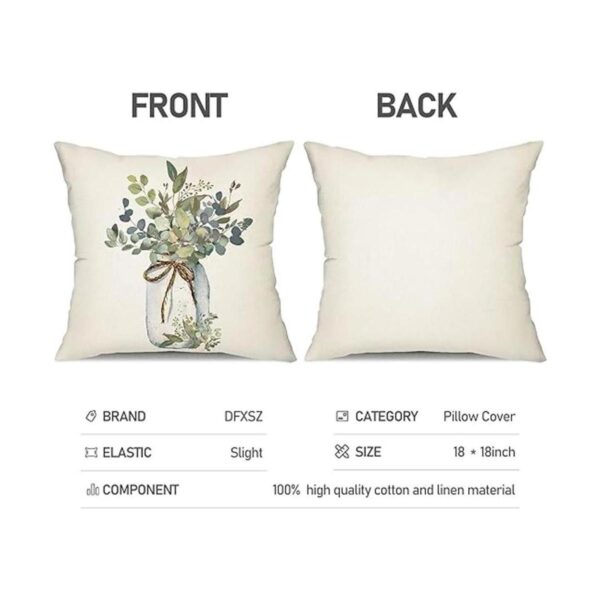 Juego de 4 fundas de almohada de 18 x 18 pulgadas_6