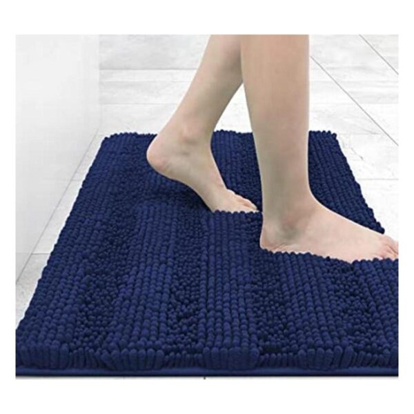 Grandaily Alfombra de baño de felpilla a rayas_1