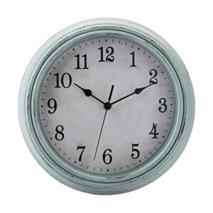 Jucoan Reloj de pared retro vintage de 12 pulgadas reloj_1