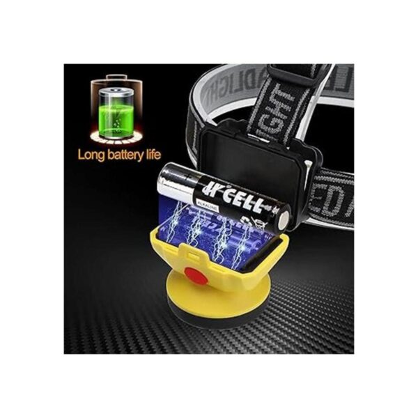 Linterna frontal UV LED negra para focos escorpiones 2