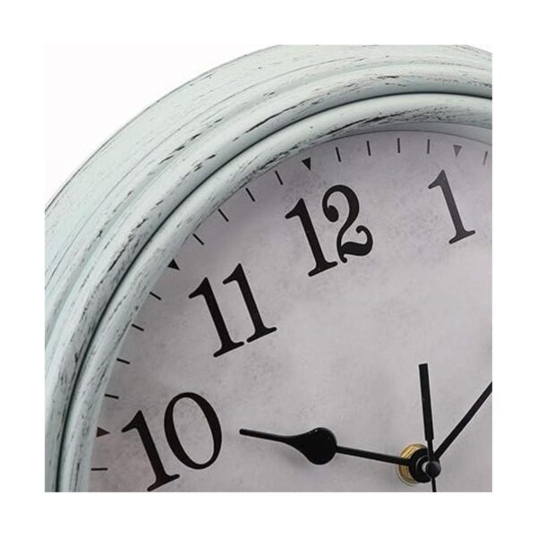 Jucoan Reloj de pared retro vintage de 12 pulgadas reloj_3