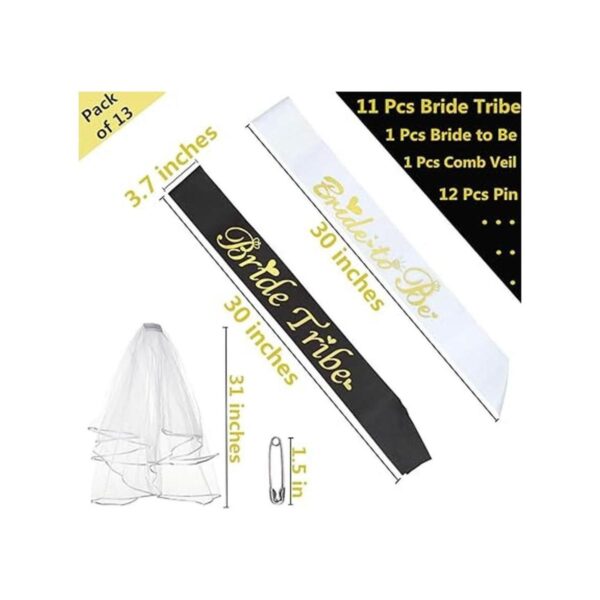 Novia Tribu Bridesmaids Sashes Sets Bachelorette Party_2