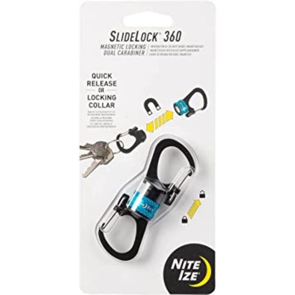Nite Ize MSBL03R7 SlideLock Mosquetón doble de bloqueo_1