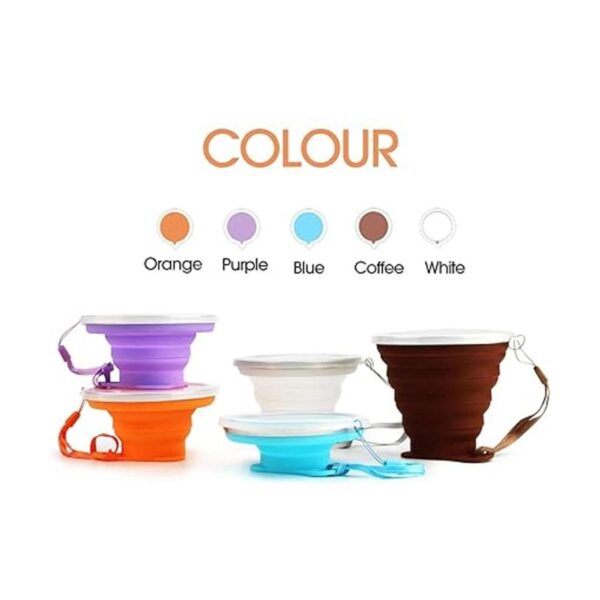 ME.FAN Taza de viaje plegable de silicona taza de camping_2