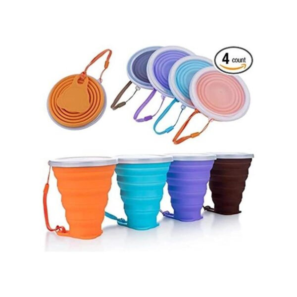 ME.FAN Taza de viaje plegable de silicona taza de camping_1