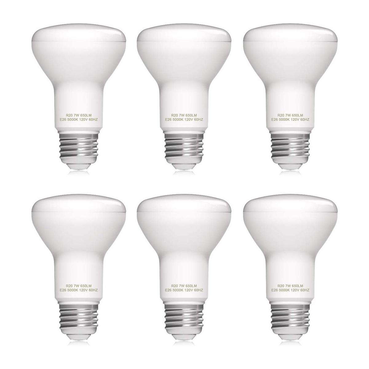 Helloify Bombilla LED R20BR20 regulable 7 W equivalente