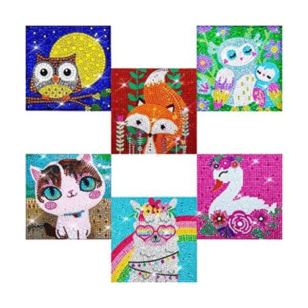 Kit de pintura de diamantes 5D de 6 piezas para niños kit_1