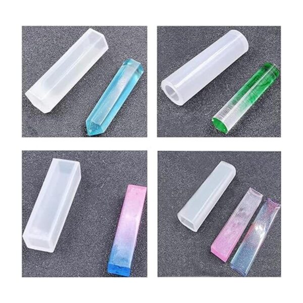 Juego de 8 moldes de resina de silicona moldes de_6