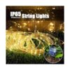 Tira de luz solar de 10 m 100 luces impermeable IP65_5