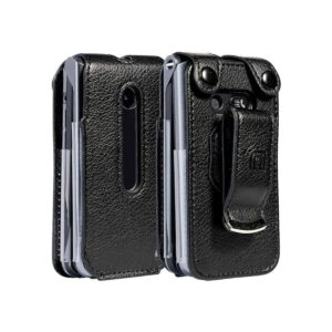 Funda para LG Classic Flip Phone Nakedcellphone Cuero_1