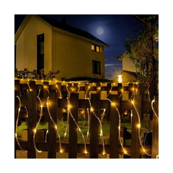 Tira de luz solar de 10 m 100 luces impermeable IP65_4