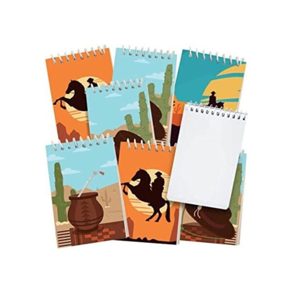 ArtCreativity Mini cuadernos occidentales paquete de 12_1