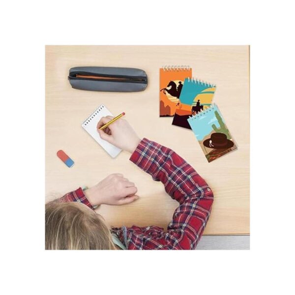 ArtCreativity Mini cuadernos occidentales paquete de 12_4
