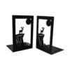 Enyuwlcm Sujetalibros de metal decorativo con base_5