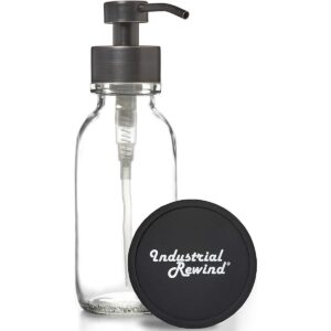 Industrial Rewind Dispensador de jabón de vidrio con