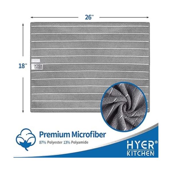 HYER KITCHEN Toallas de cocina de microfibra diseño de_2