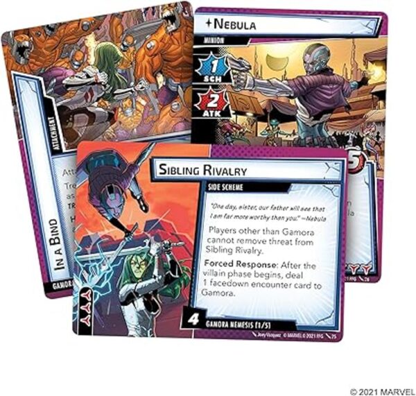 Marvel Champions The Card Game Gamora Hero Pack Juego_3