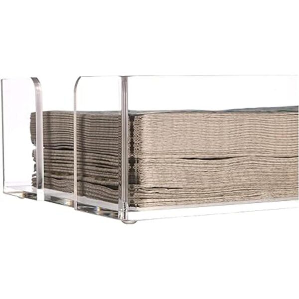 Cq acrylic Servilleteros transparentes para cocina cesta_5