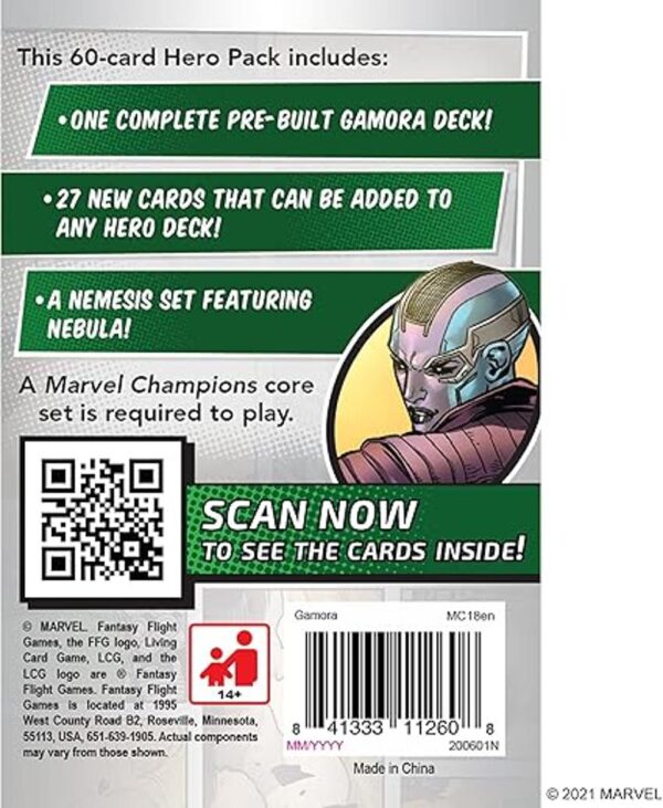 Marvel Champions The Card Game Gamora Hero Pack Juego_2