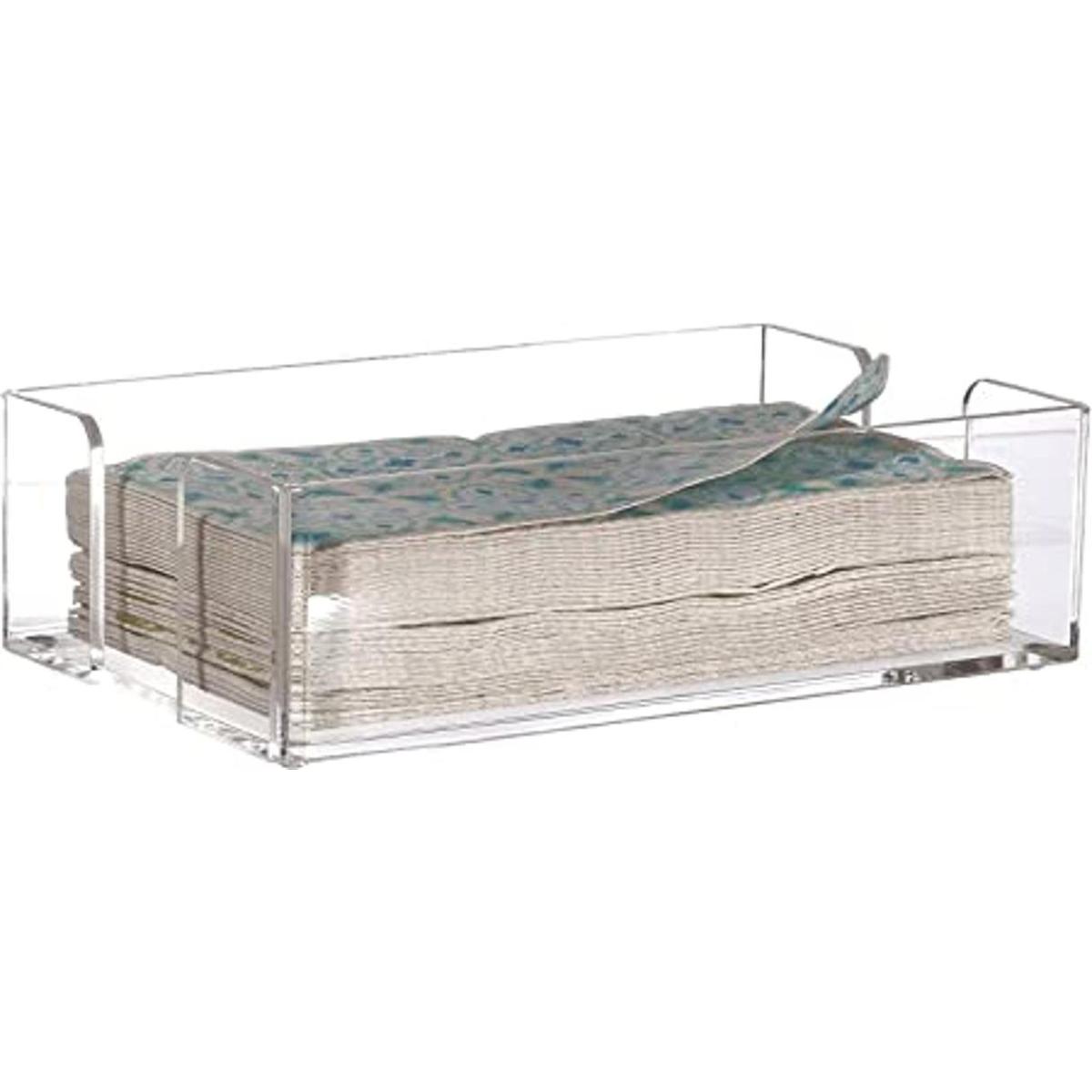 Cq acrylic Servilleteros transparentes para cocina cesta