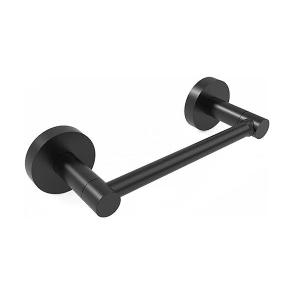 Fixsen Soporte de papel higiénico negro mate para baño_1