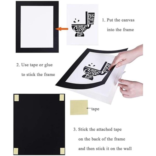 Juego de 4 impresiones artísticas de pared con marcos_4