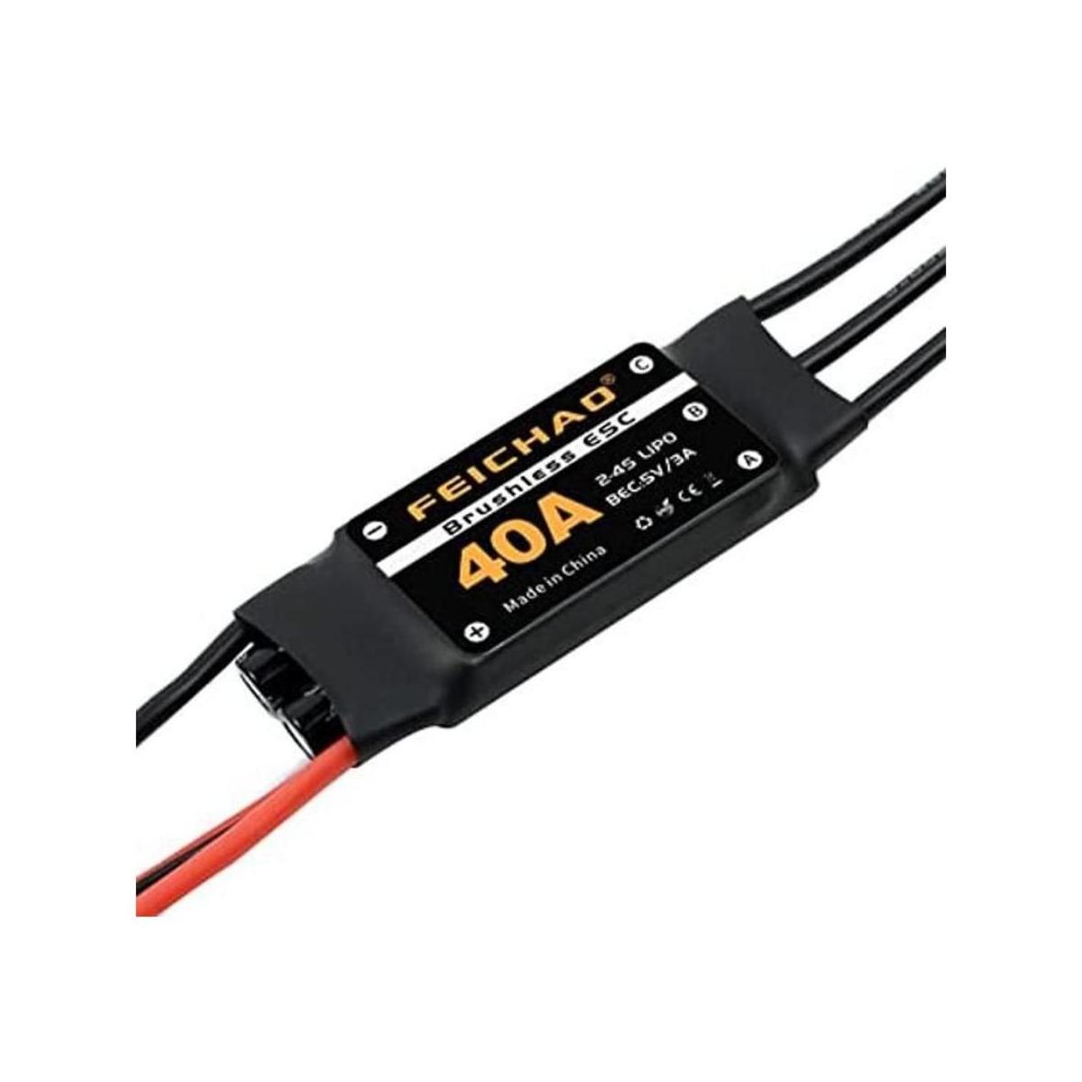 FEICHAO 40A controlador de velocidad sin escobillas ESC