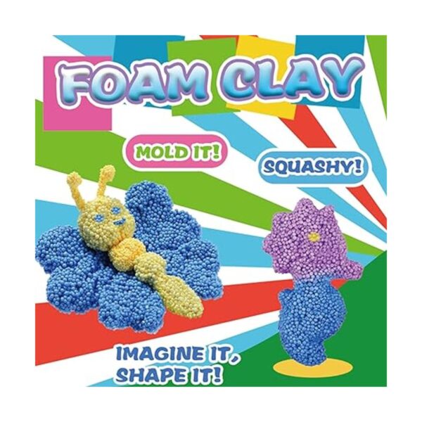 MiKoom Floam Arcilla de espuma gigante de 6 colores