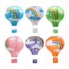 Famgee Juego de 6 faroles de papel colgantes de globos de_1