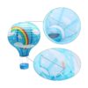 Famgee Juego de 6 faroles de papel colgantes de globos de_3