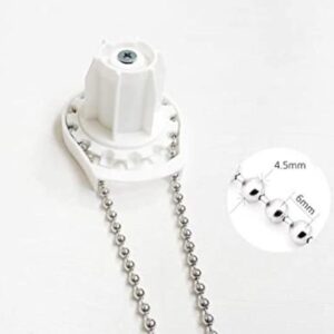 Luanxu Cadena de cuentas de acero inoxidable de 0.177 in