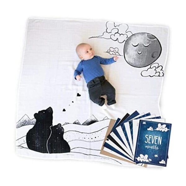 JumpOff Jo Manta de bebé y paquete de tarjetas