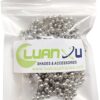 Luanxu Cadena de cuentas de acero inoxidable de 0.177 in