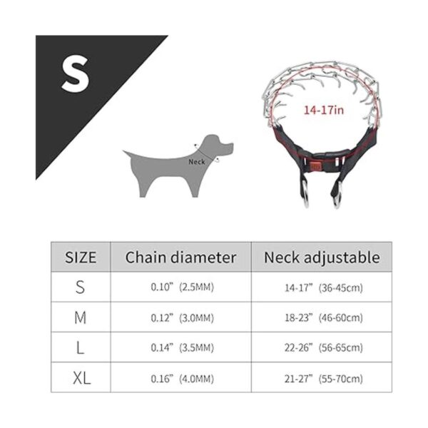 Collar de punta para perro collar de entrenamiento ultra