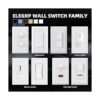 ELEGRP Decorator Interruptor de luz basculante doble_3