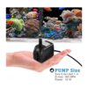 PULACO Bomba sumergible de 10 W y 160 GPH con tubo de 3.3
