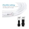 PULACO Bomba sumergible de 10 W y 160 GPH con tubo de 3.3