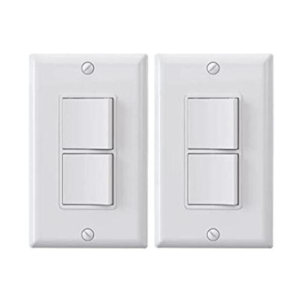 ELEGRP Decorator Interruptor de luz basculante doble_1