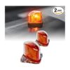 Juego de 2 luces LED mini ámbar rojo para guardabarros_1