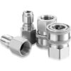 Hotop Juego de 2 adaptadores NPT de acero inoxidable macho_5