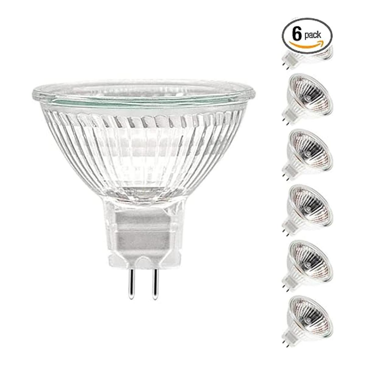 ETUOLMP MR16 Bombilla halógena de 50 W 12 V paquete de 6
