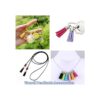 MSCFTFB Kit de 100 mini borlas de gamuza sintética de 1.5