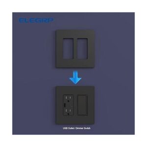 ELEGRP Placas de pared decorativas sin tornillos de 2_5