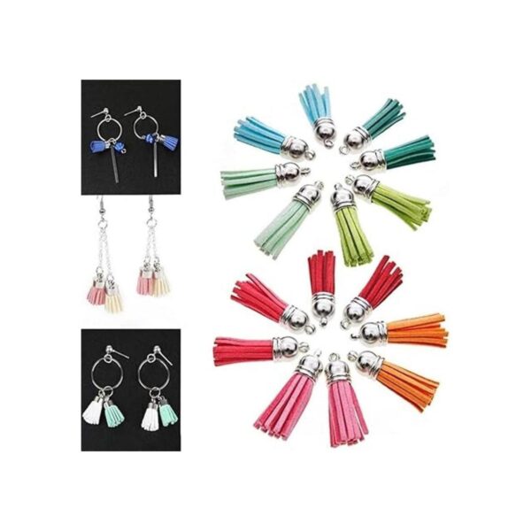 MSCFTFB Kit de 100 mini borlas de gamuza sintética de 1.5