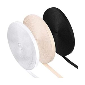 3Rolls Cinta de espiga de algodón de sarga de cinta de